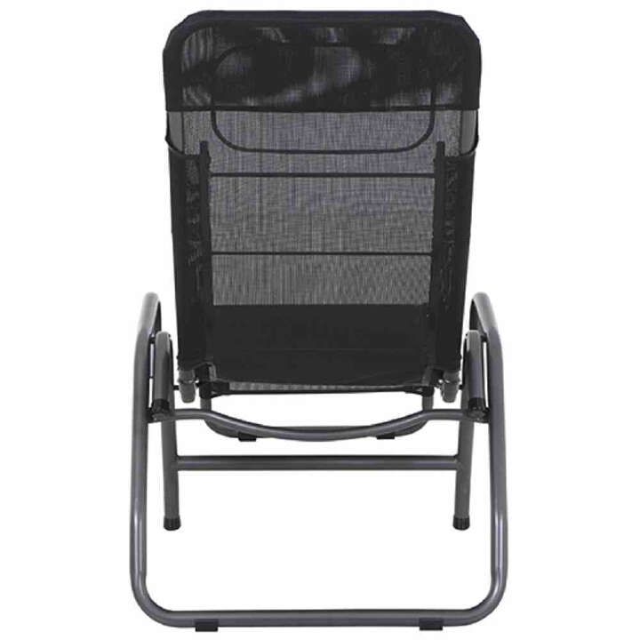 SIENA GARDEN Bito Kippliege anthrazit / schwarz